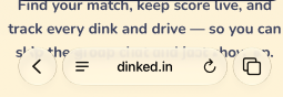 Safari's bottom bar with the ≡ button circled at the left of the address